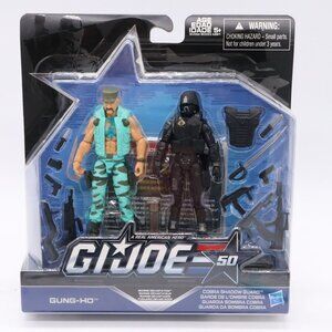 GI Joe GUNG HO & COBRA SHADOW GUARD 50th Anniversary Marine Devastation Hasbro